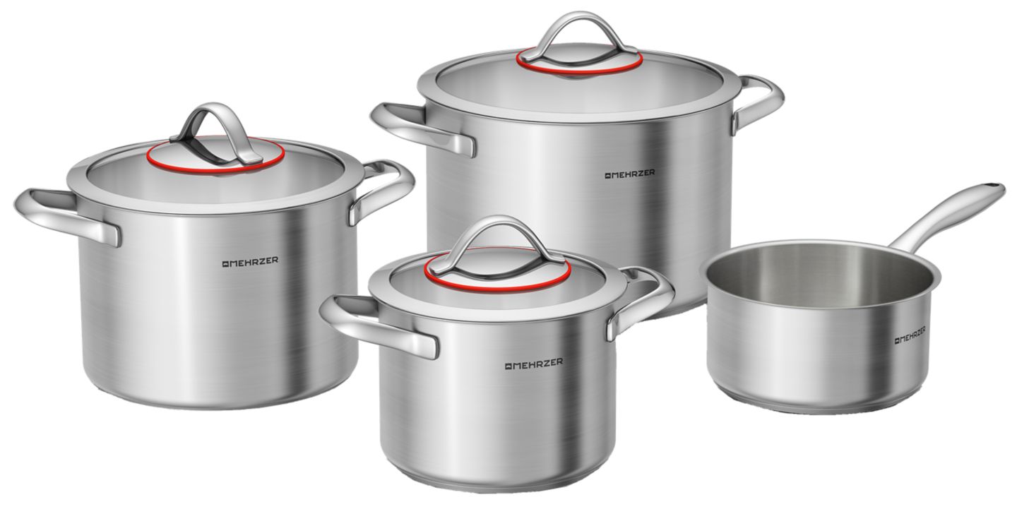 Mehrzer Set lonaca Inox 4/1