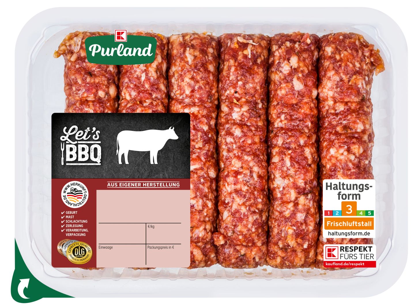K-PURLAND Cevapcici vom Rind