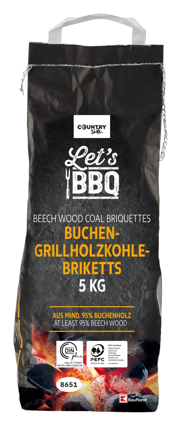 COUNTRYSIDE® Buchen-Holzkohlebriketts