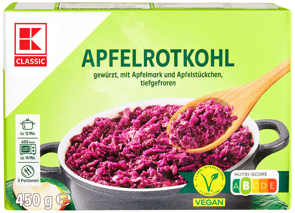 Abbildung des Angebots K-CLASSIC Apfelrotkohl 