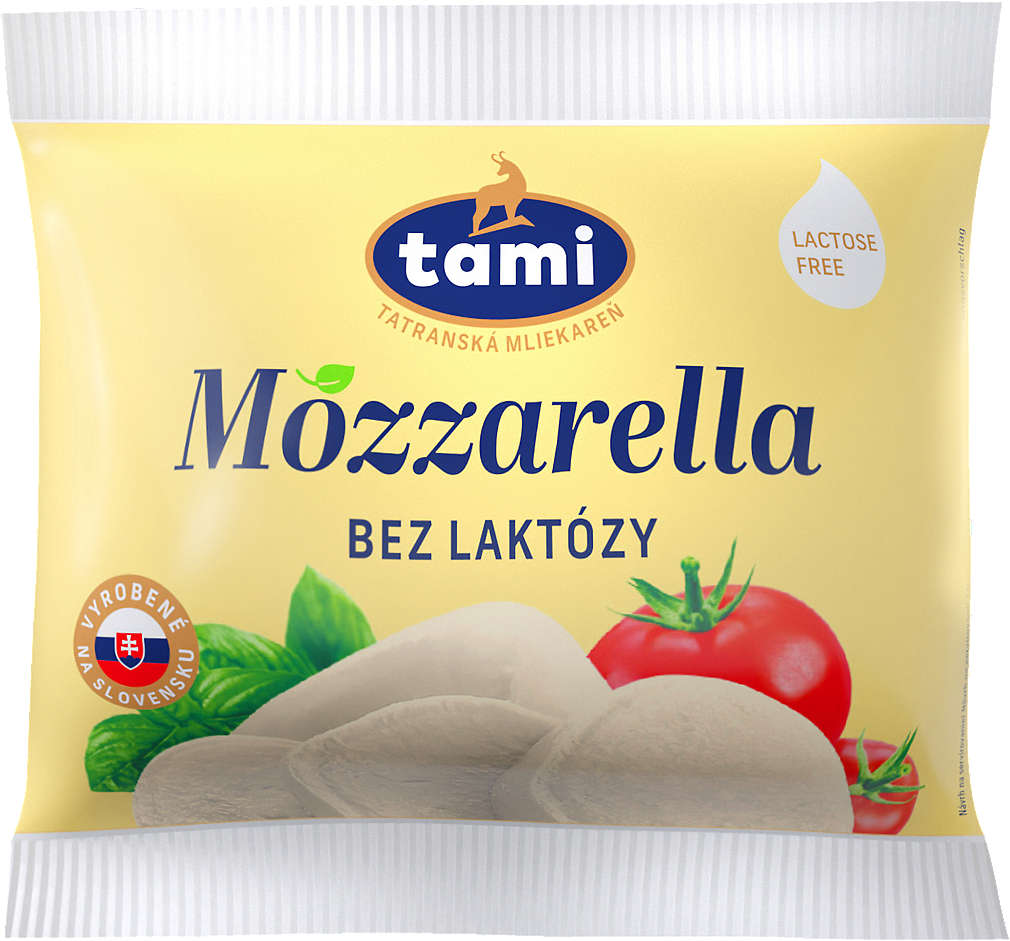 Zobrazenie výrobku Tami Mozzarella delaktózovaná mäkký polotuč.nezrejúci syr