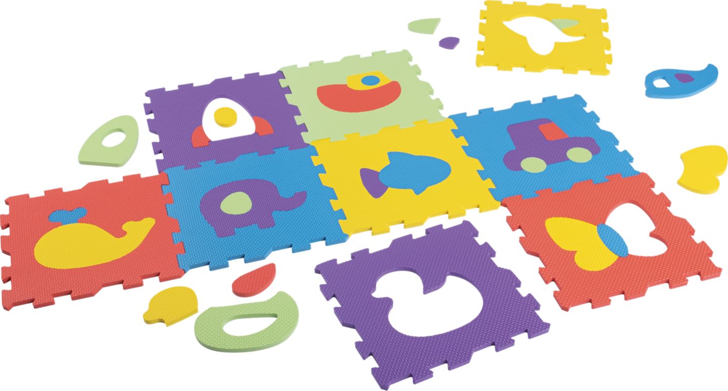 KIDLAND® Puzzlematten »Tiere und Fahrzeuge«