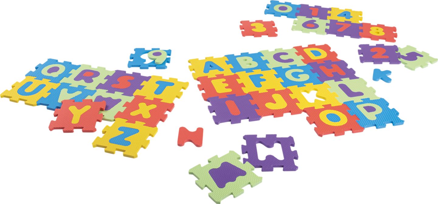 KIDLAND® Puzzlematten »Zahlen und Buchstaben«