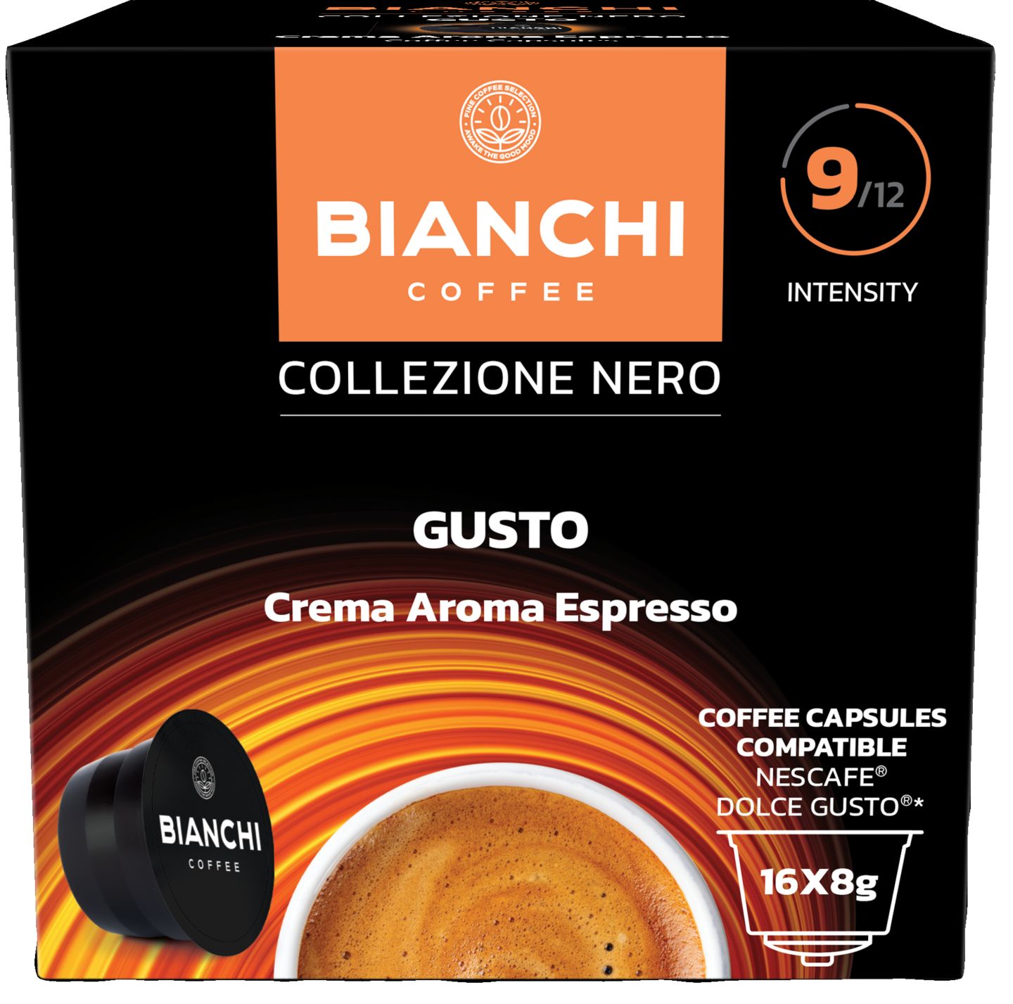 Изображение на Bianchi Nero Кафе капсули
различни видове