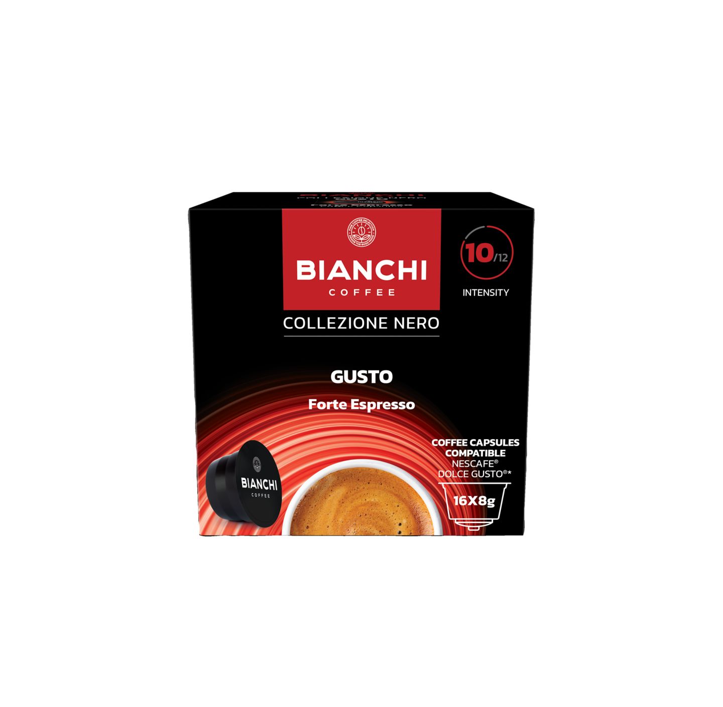 Изображение на Bianchi Nero Кафе капсули
различни видове