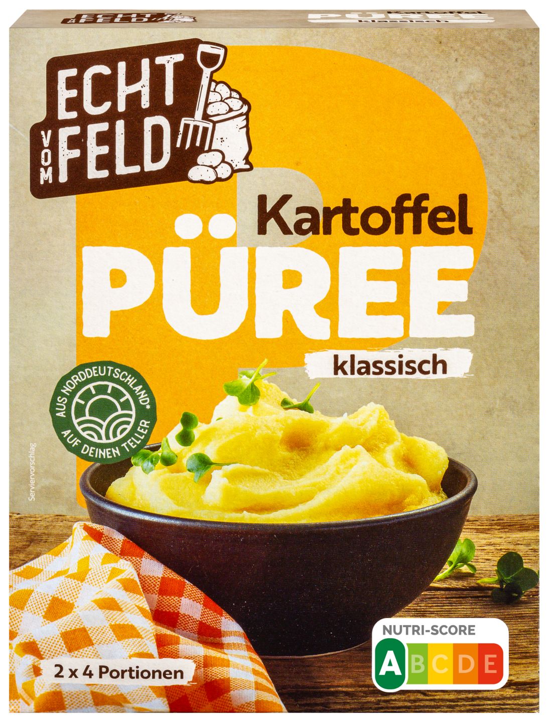 ECHT VOM FELD Kartoffel-Püree oder Stampf- Kartoffeln