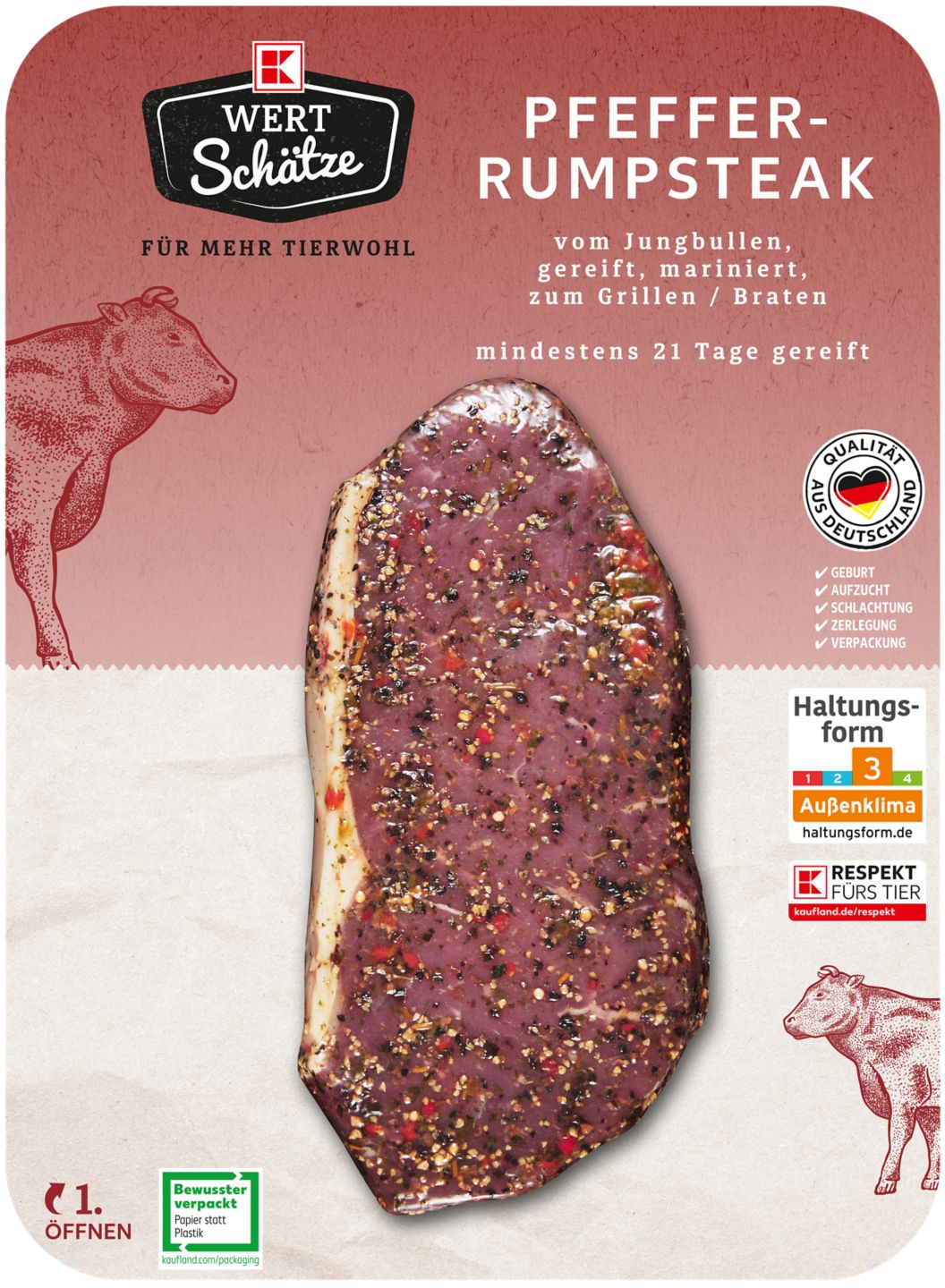 K-WERTSCHÄTZE Pfeffer-Rumpsteak 