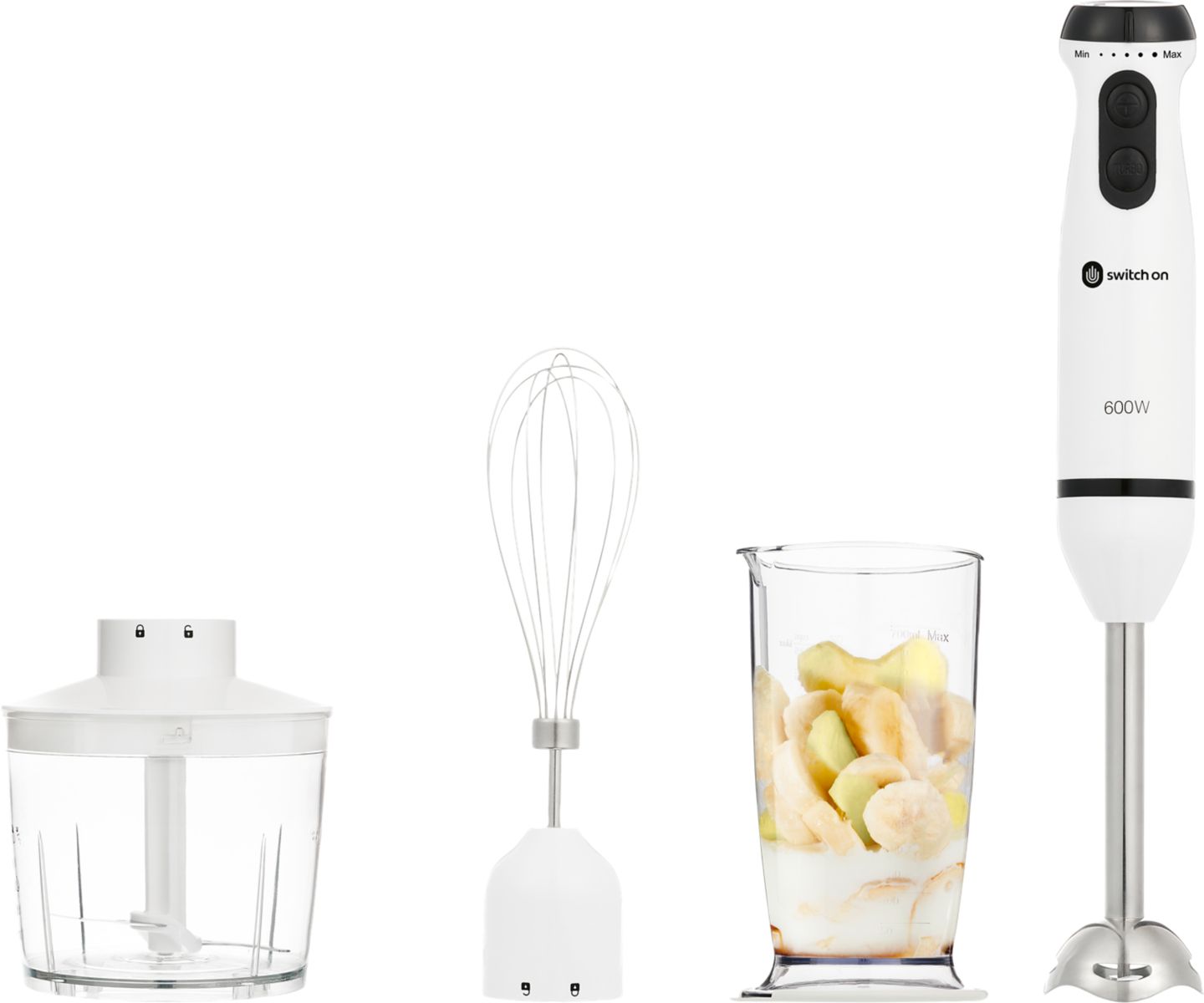 SWITCH ON® Stabmixer-Set »SOSMS 600 E6«