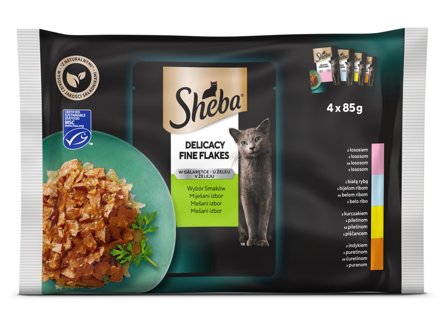 Изображение на Sheba Храна за котки
пауч  4 x 85 гр.