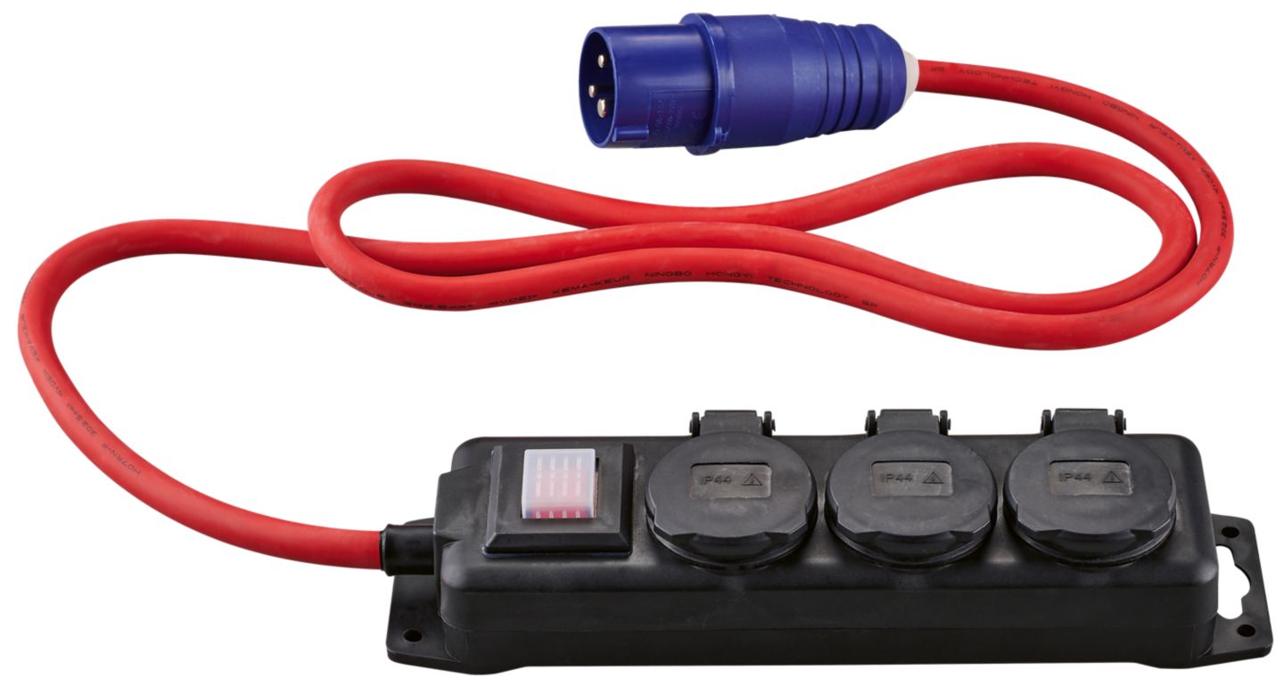 SWITCH ON® Camping-Steckdosenleiste CEE