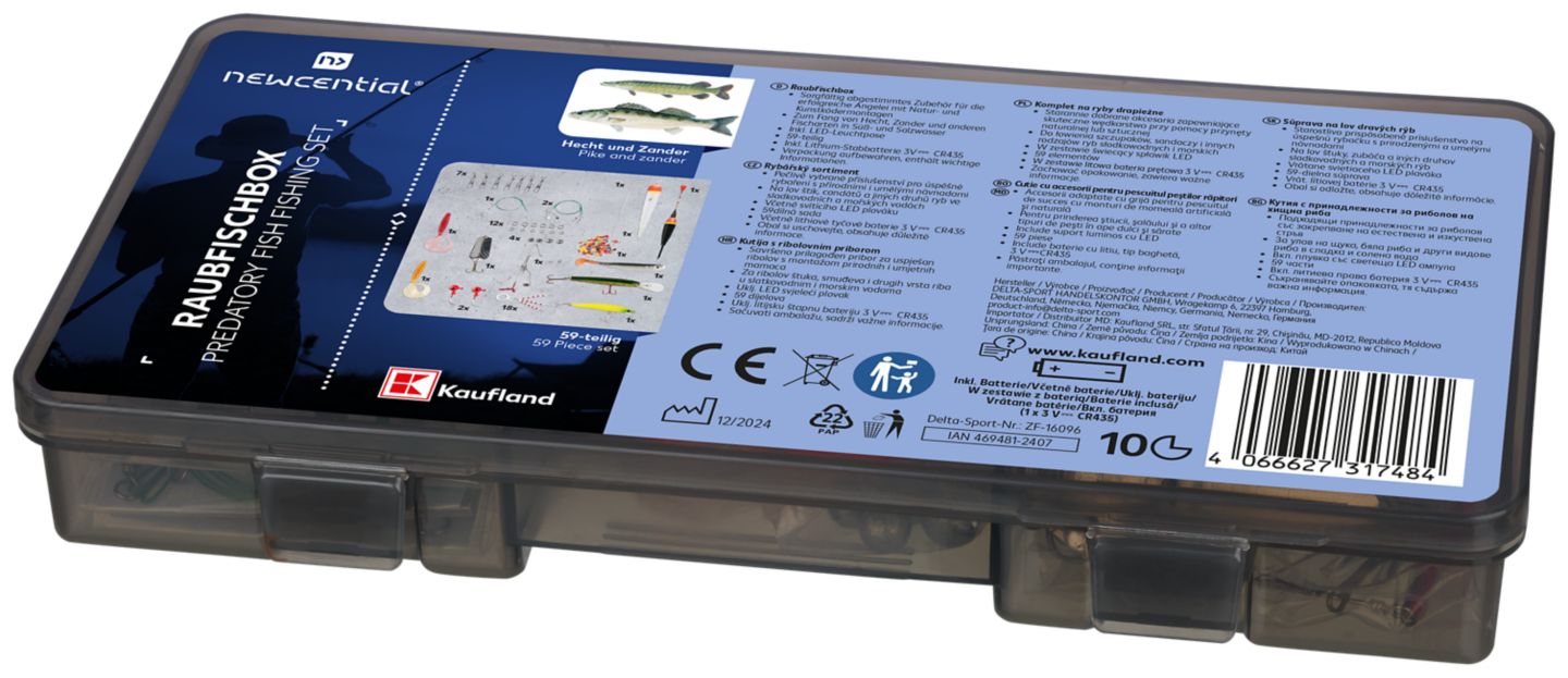 NEWCENTIAL® Raubfischbox »Hecht/Zander« 