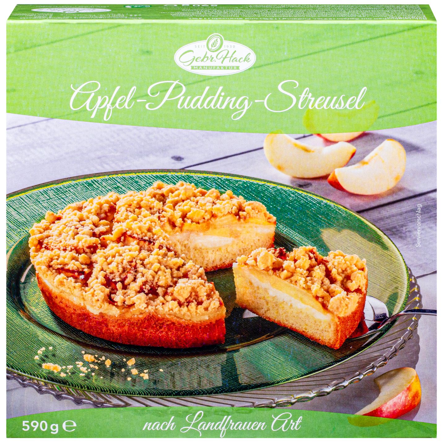 GEBR. HACK Apfel-Pudding-Streusel- Kuchen