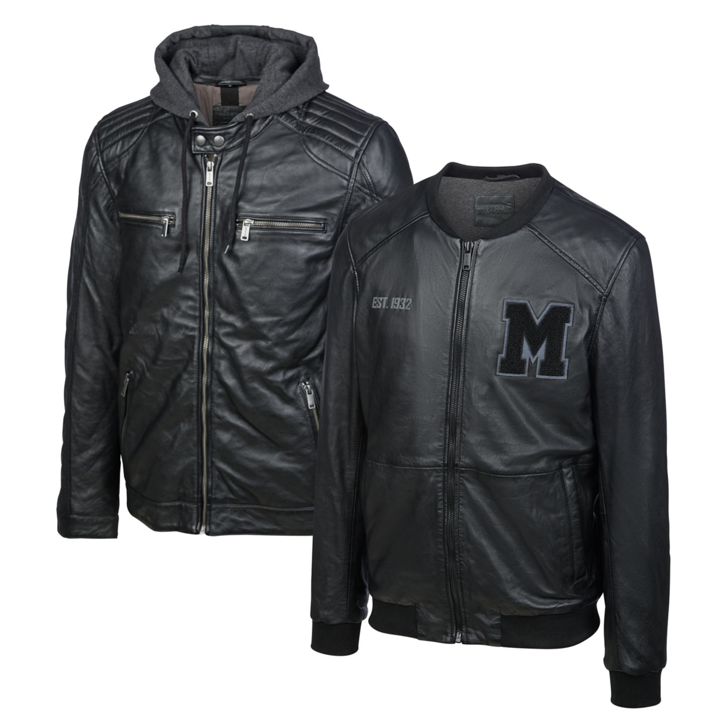 MUSTANG Herren-Lederjacke