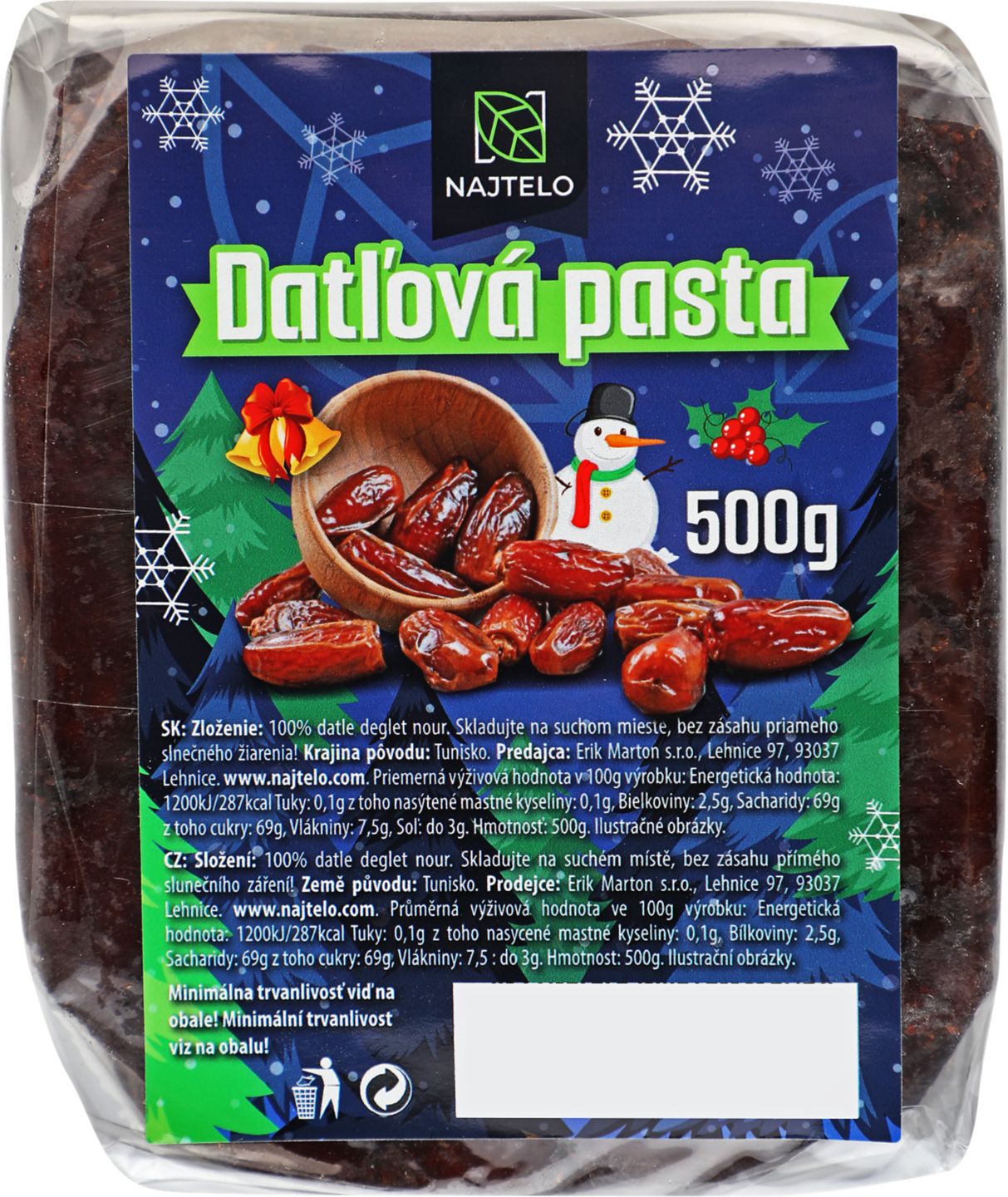 NAJTELO Datlová pasta