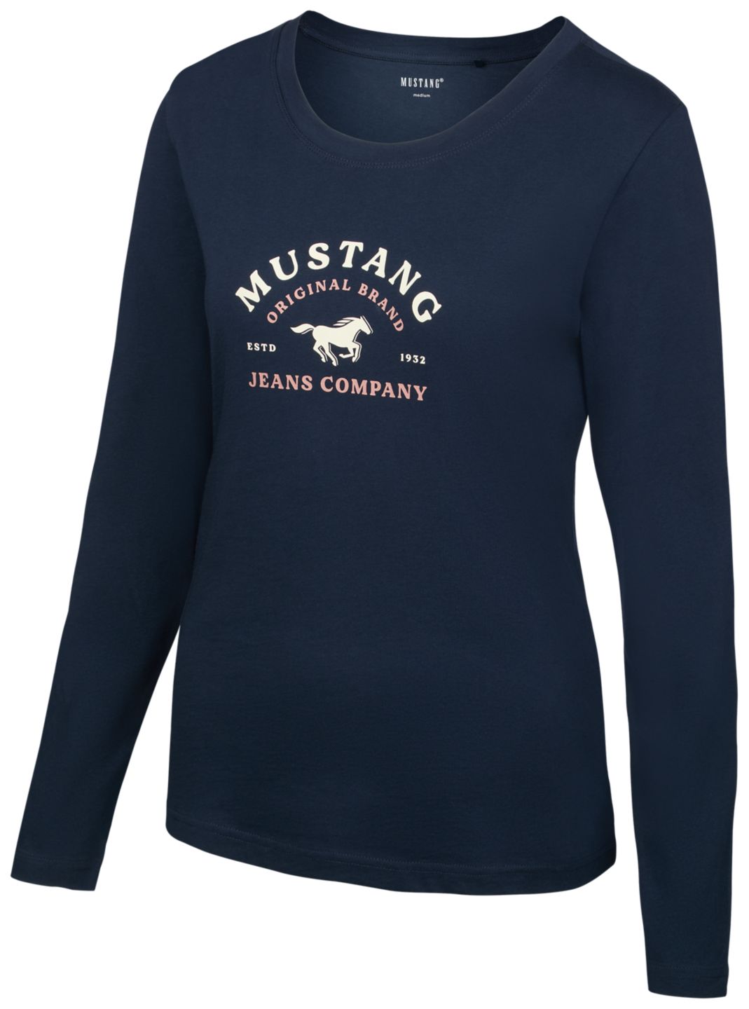 MUSTANG Damen-Langarm-Shirt