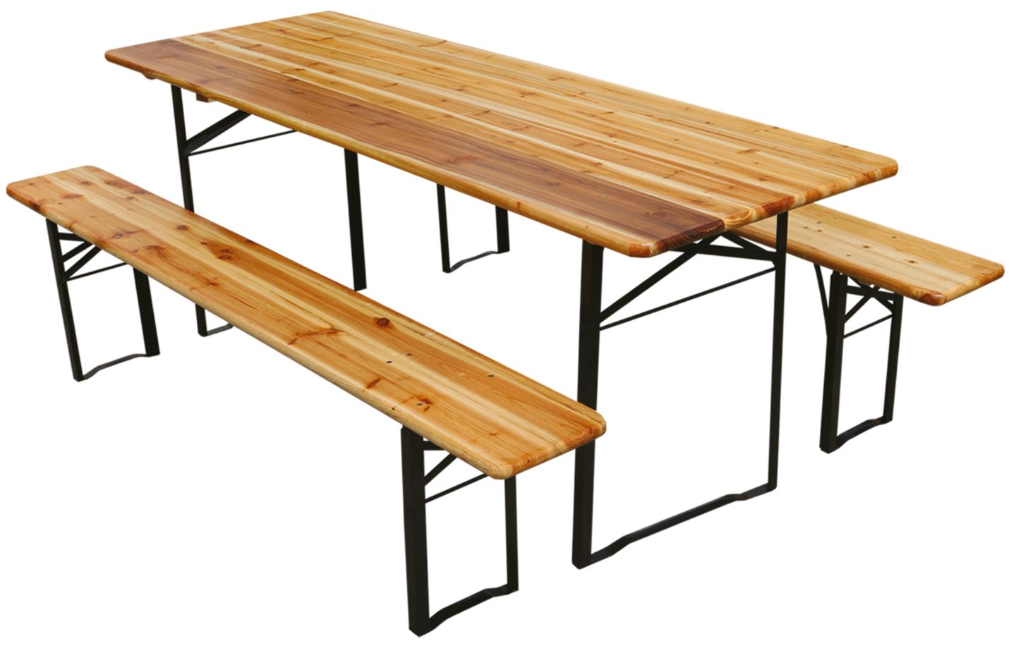Stol i 2 klupe 180x70 cm 