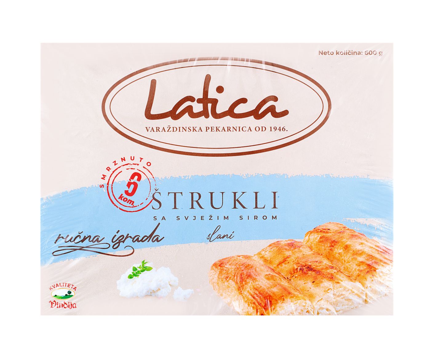 Latica Štrukli sa sirom
MPC 2.5.2025=4,89€