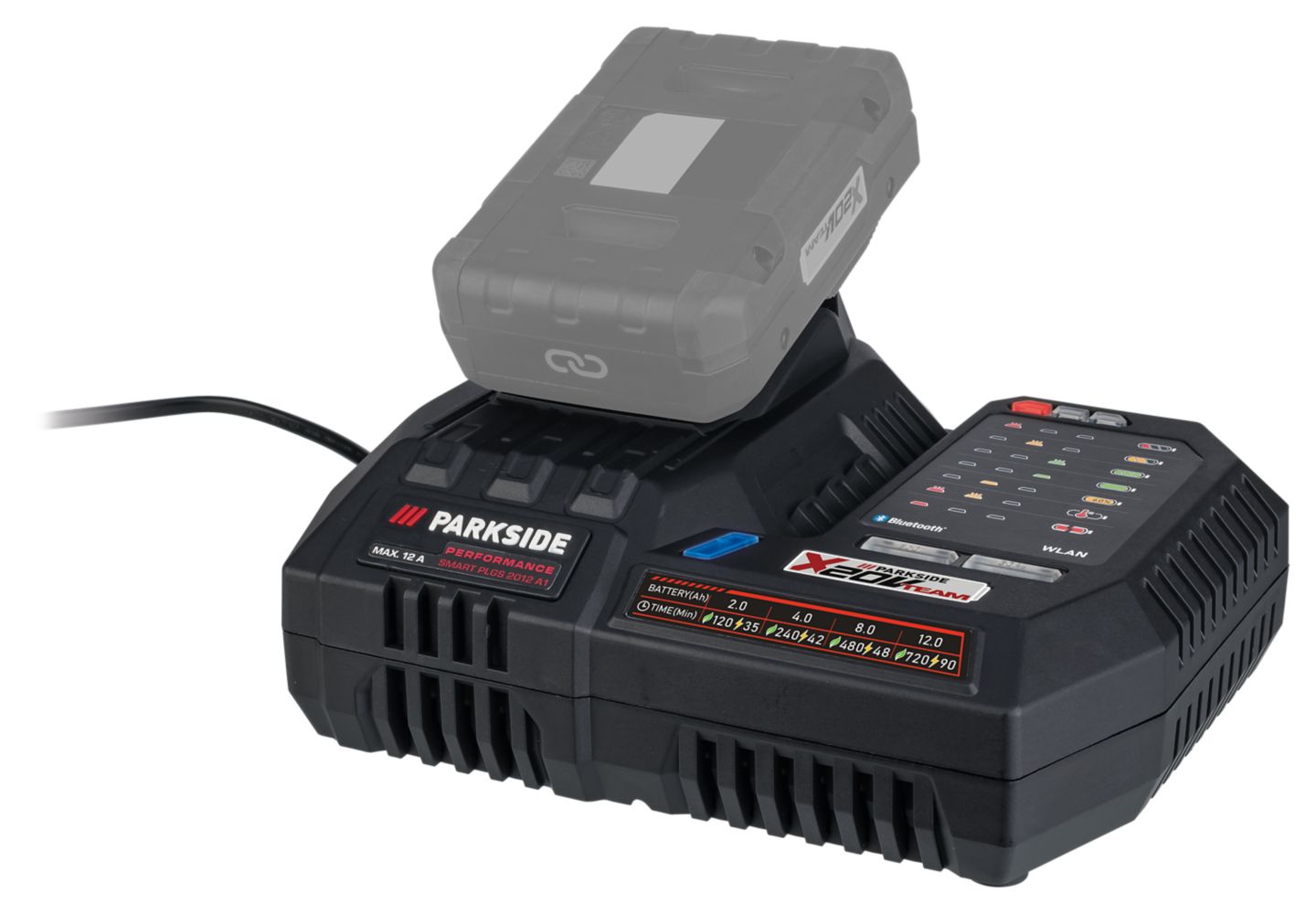 PARKSIDE® PERFORMANCE Smart-Akku-Ladegerät 20 V/12 A »PLGS 2012 A1«