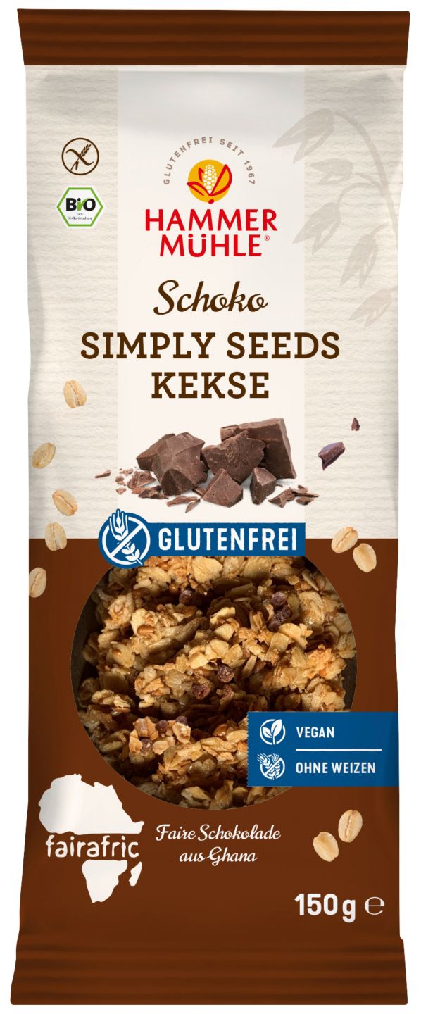 HAMMERMÜHLE Bio-Schokokekse Simply Seeds