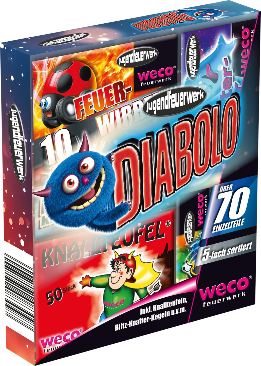 WECO Jugendfeuerwerk-Sortiment »Diabolo«