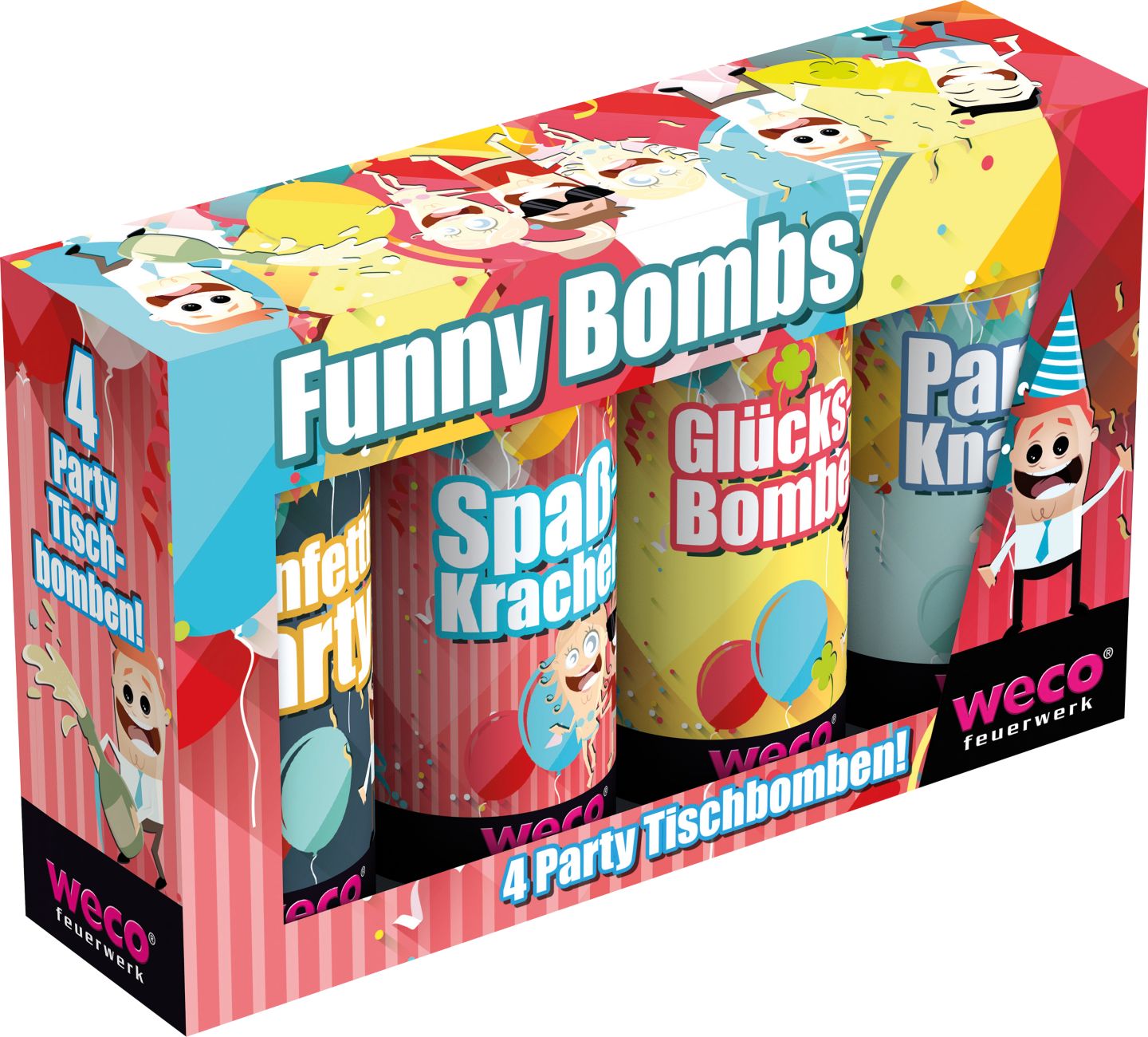 WECO Tischfeuerwerk »Funny Bombs«