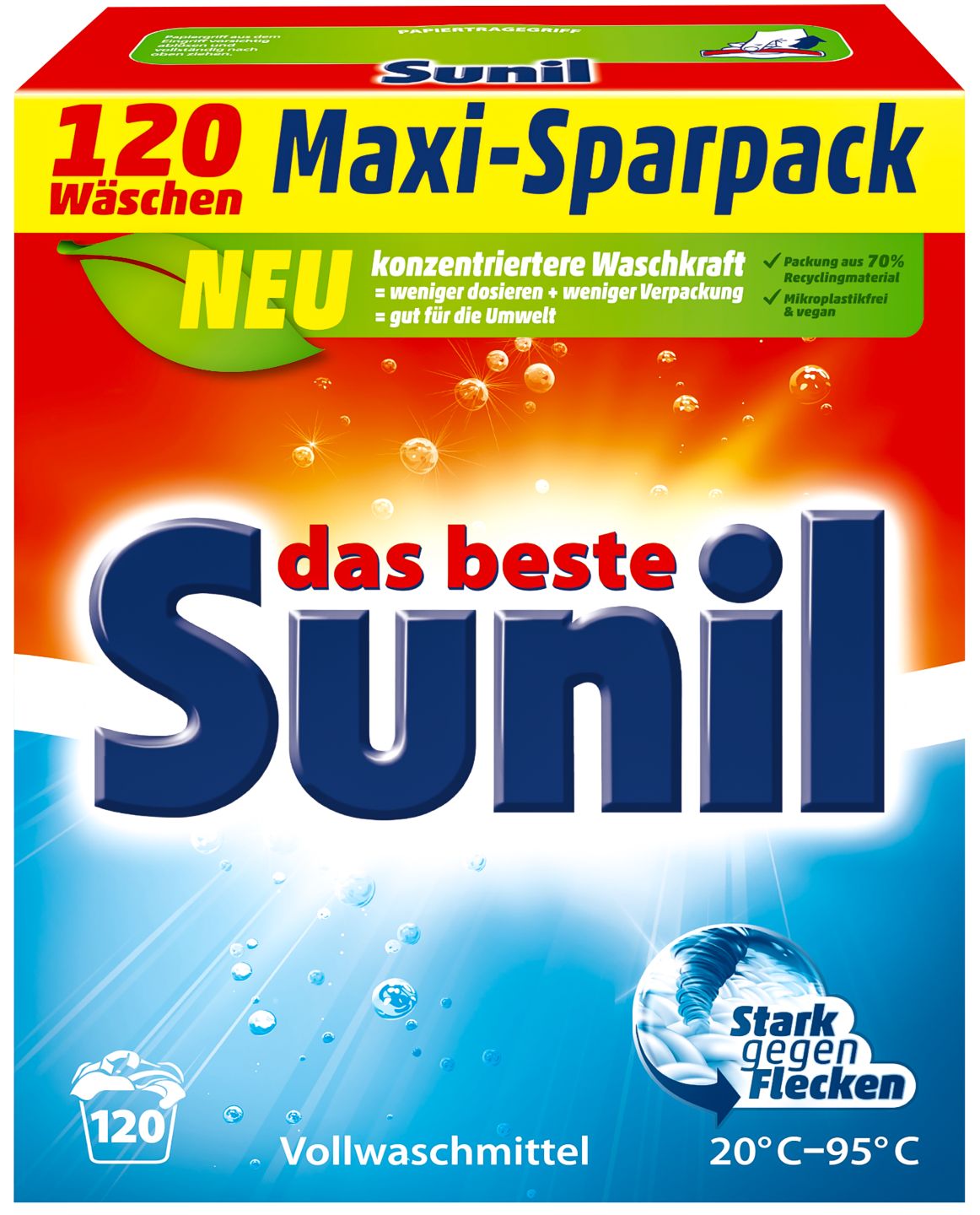SUNIL Voll- oder Colorwaschmittel 