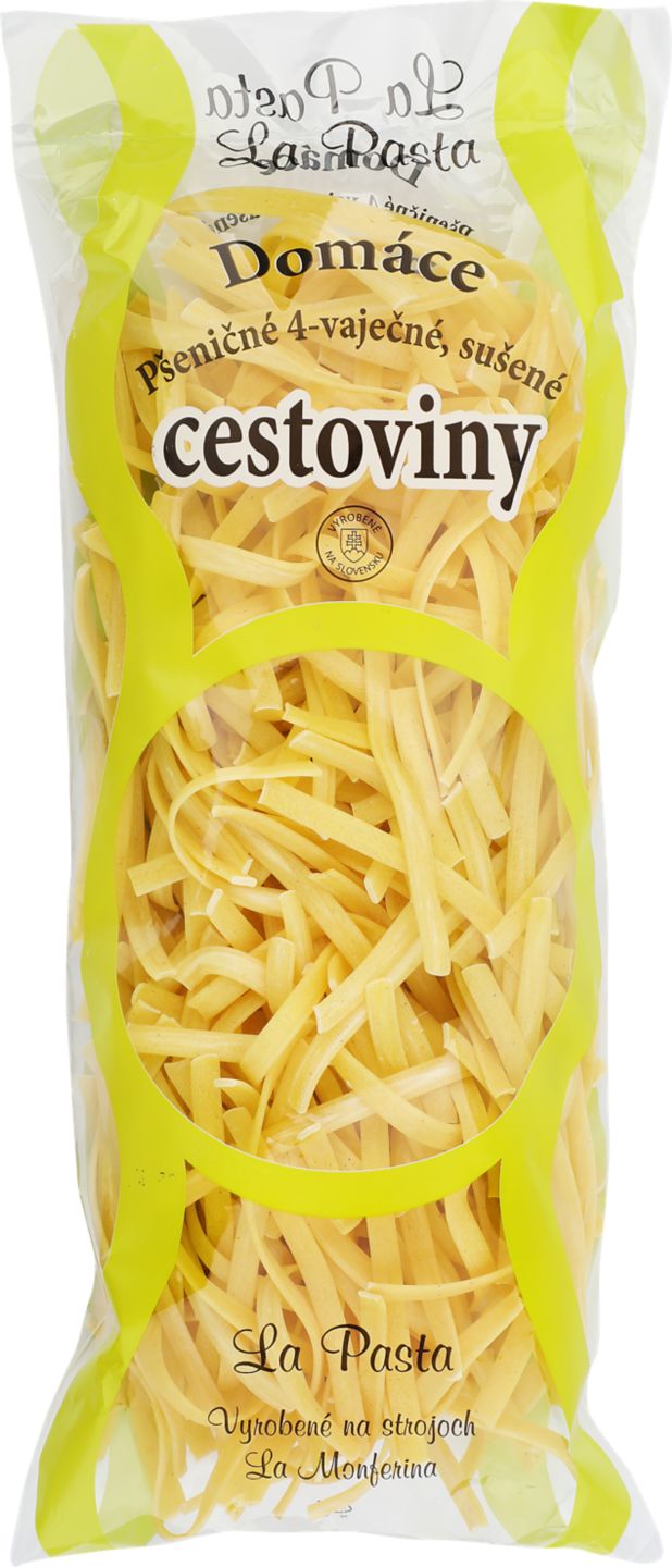 LA PASTA Cestoviny
4-vaječné