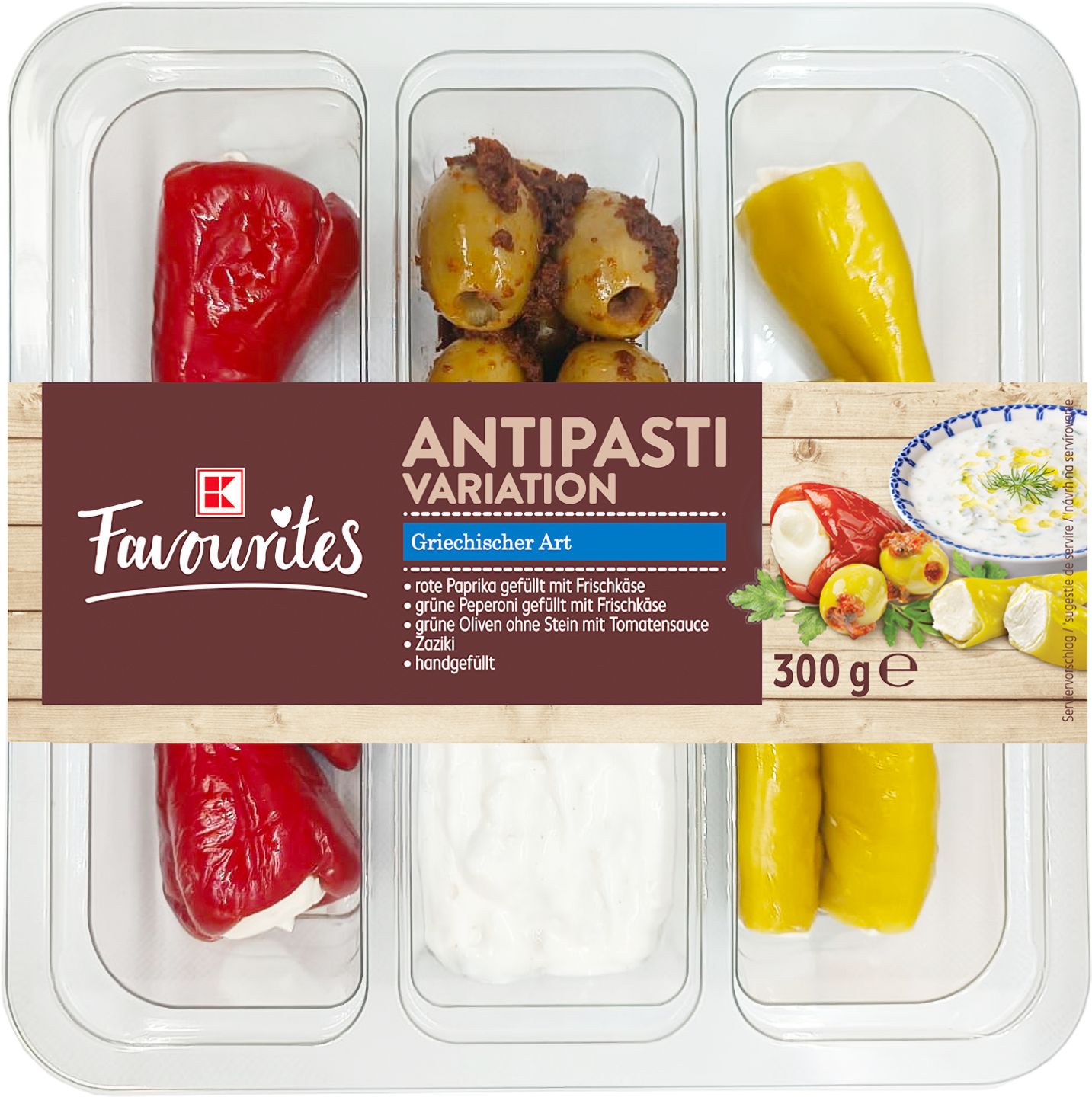 K-Favourites Antipasti tanier mix