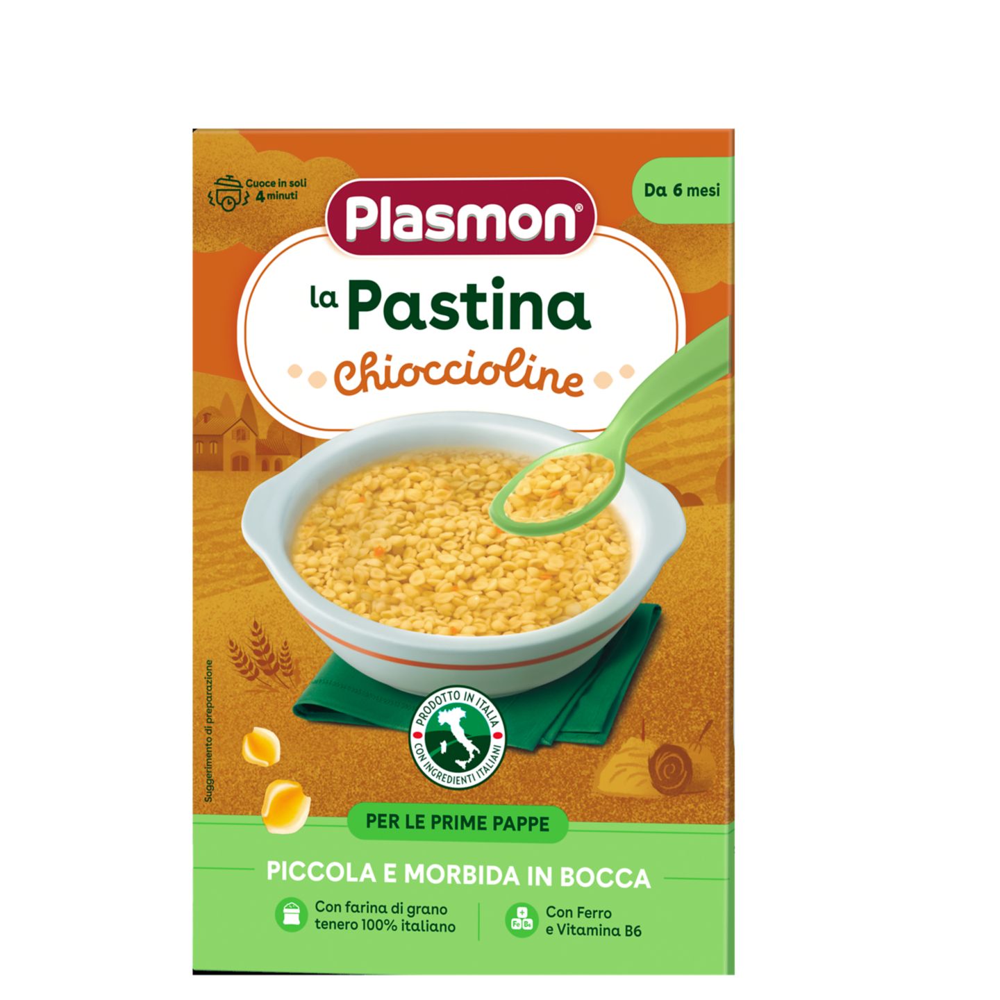 Изображение на Plasmon, Паста Различни видове
300 гр, 6м+
