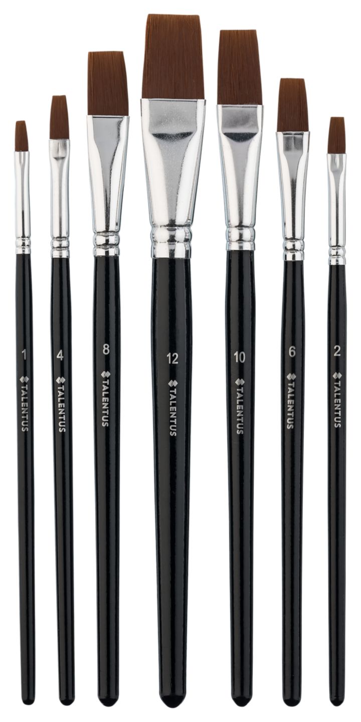 TALENTUS® Flachpinsel-Set