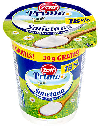 Zott Primo Śmietana 18% tł.