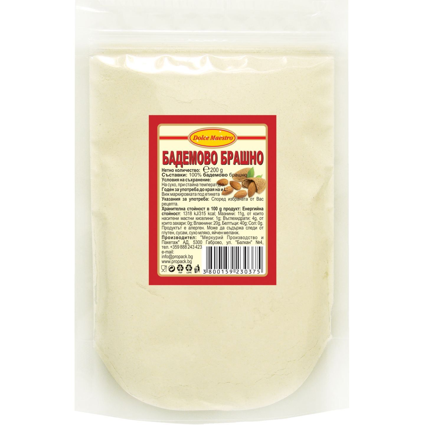 Изображение на Dolce Бадемово брашно