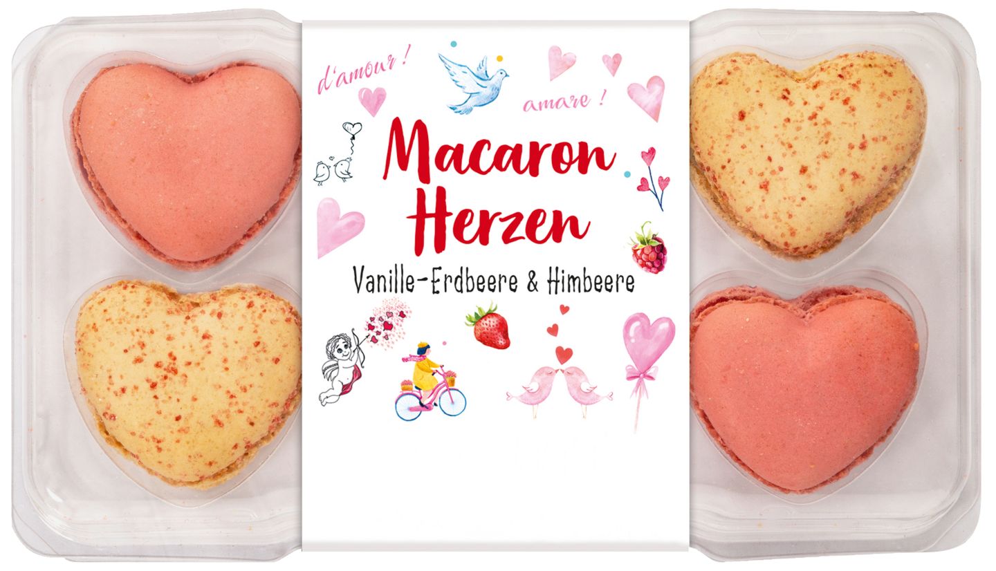 Macaron-Herzen