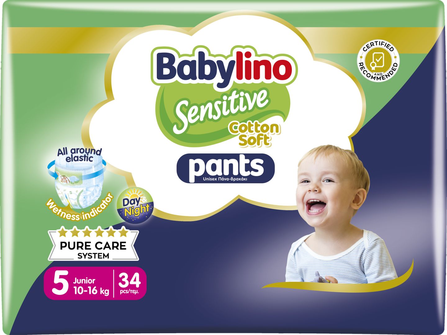 Изображение на Babylino Sensitive Гащички
различни видове