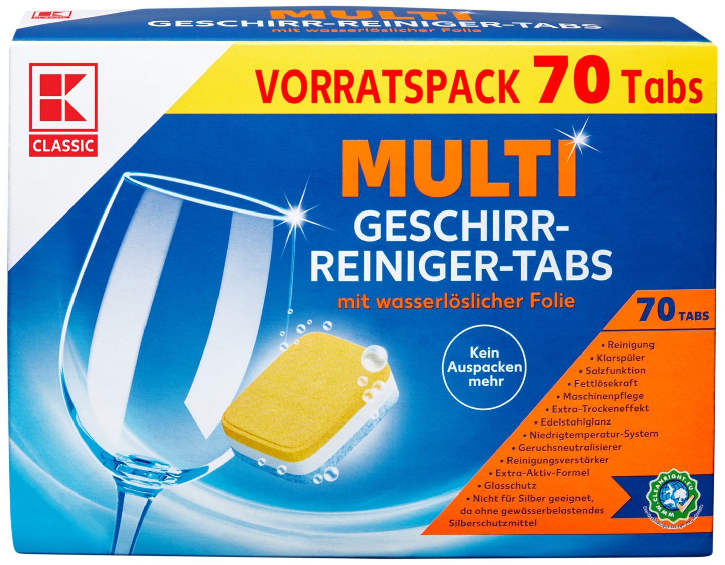 K-CLASSIC Multi-Geschirrreiniger- Tabs