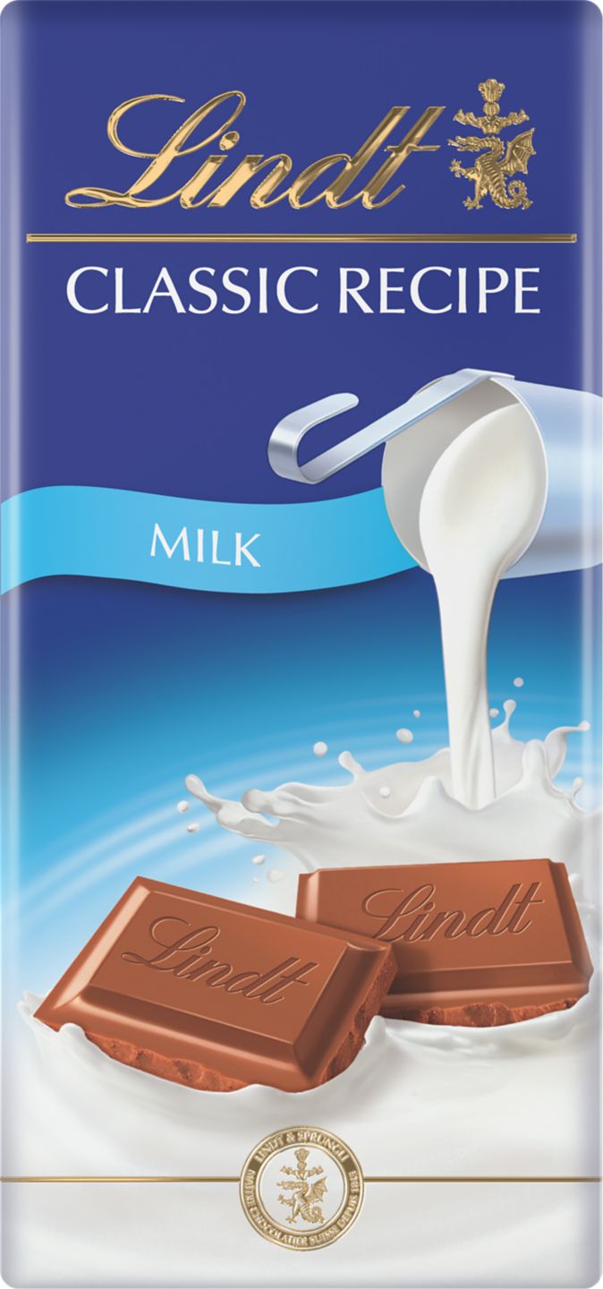 Lindt Classic Recipe Mliečna čokoláda