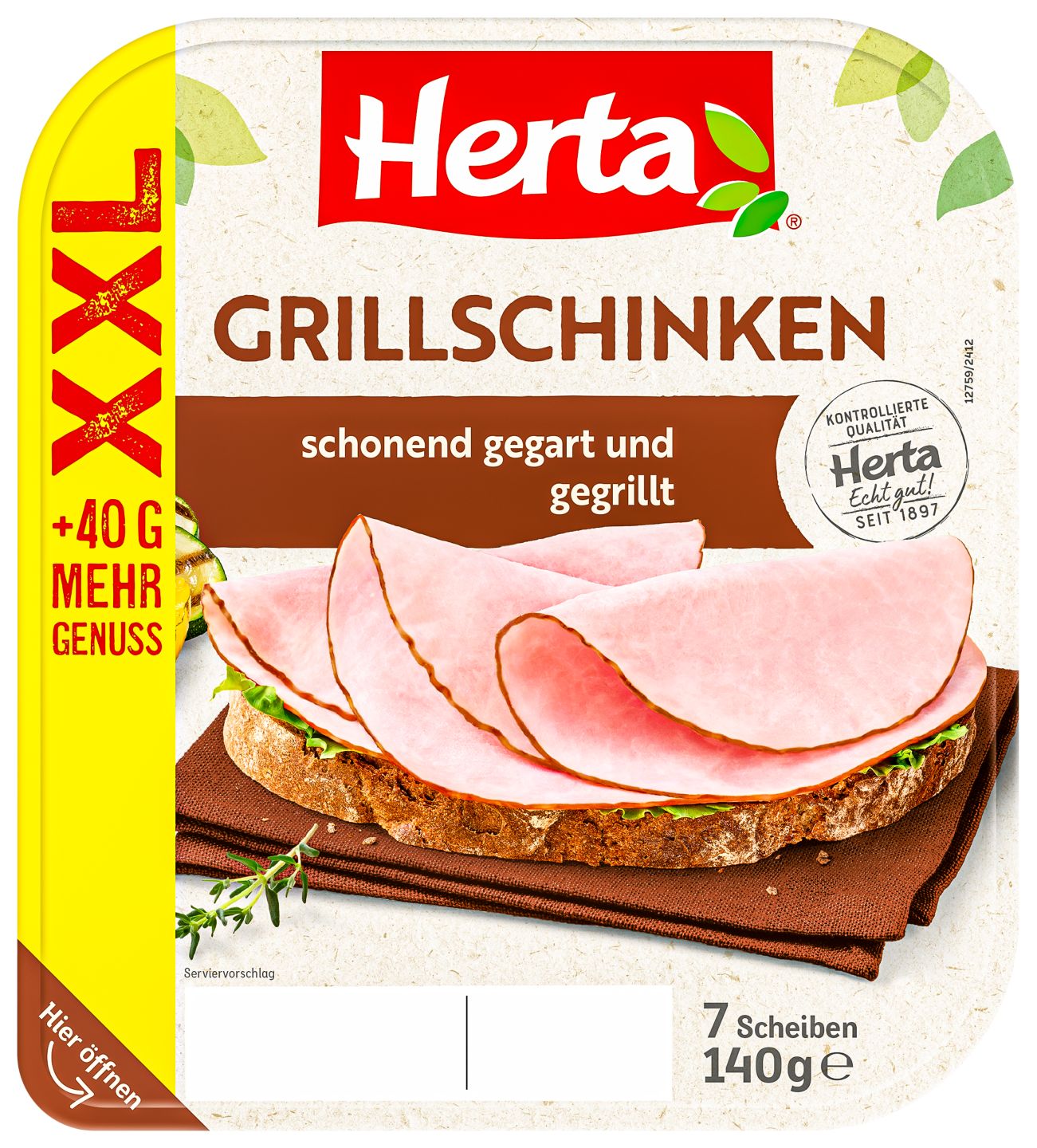 HERTA Grill- oder Saftschinken XXL