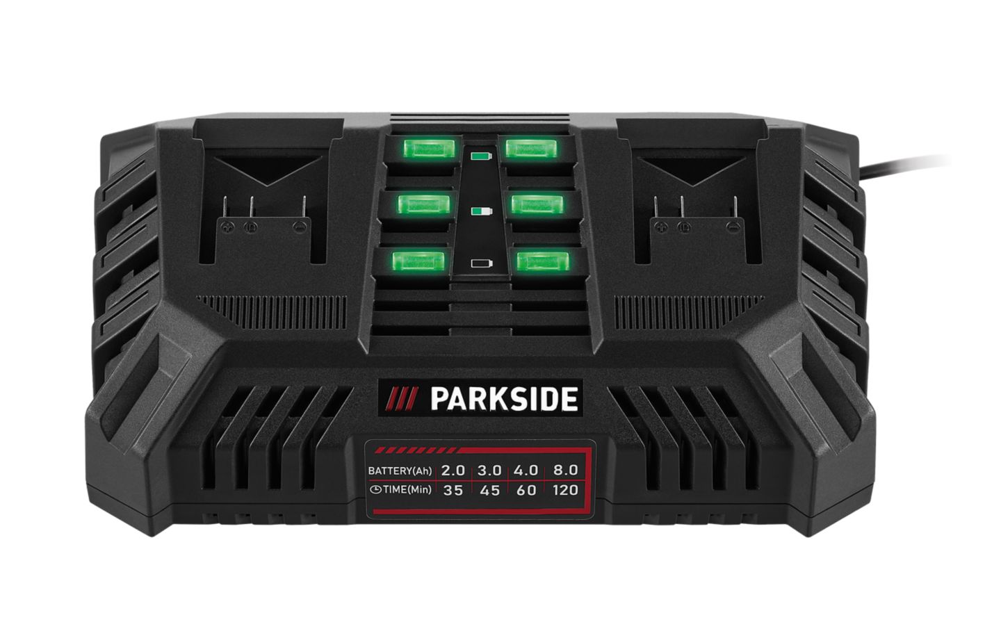 PARKSIDE® Akku-Doppelladegerät 20 V »PDSLG 20 B1«