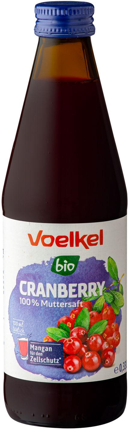 VOELKEL Bio-Cranberry-Muttersaft
