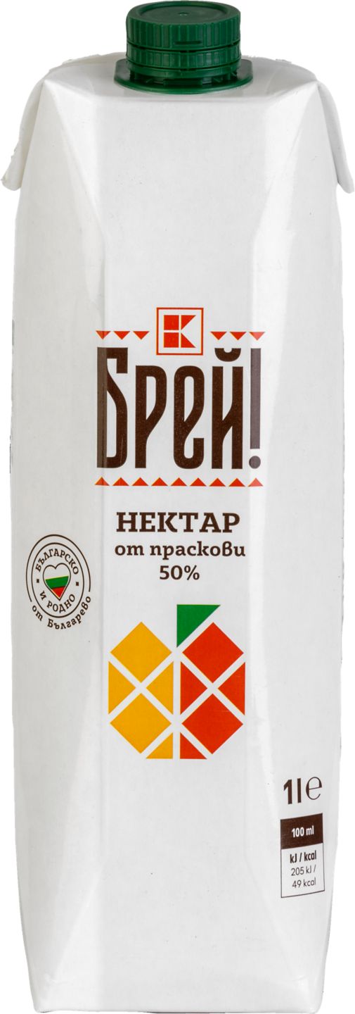 Изображение на Брей! Нектар от праскова 50%