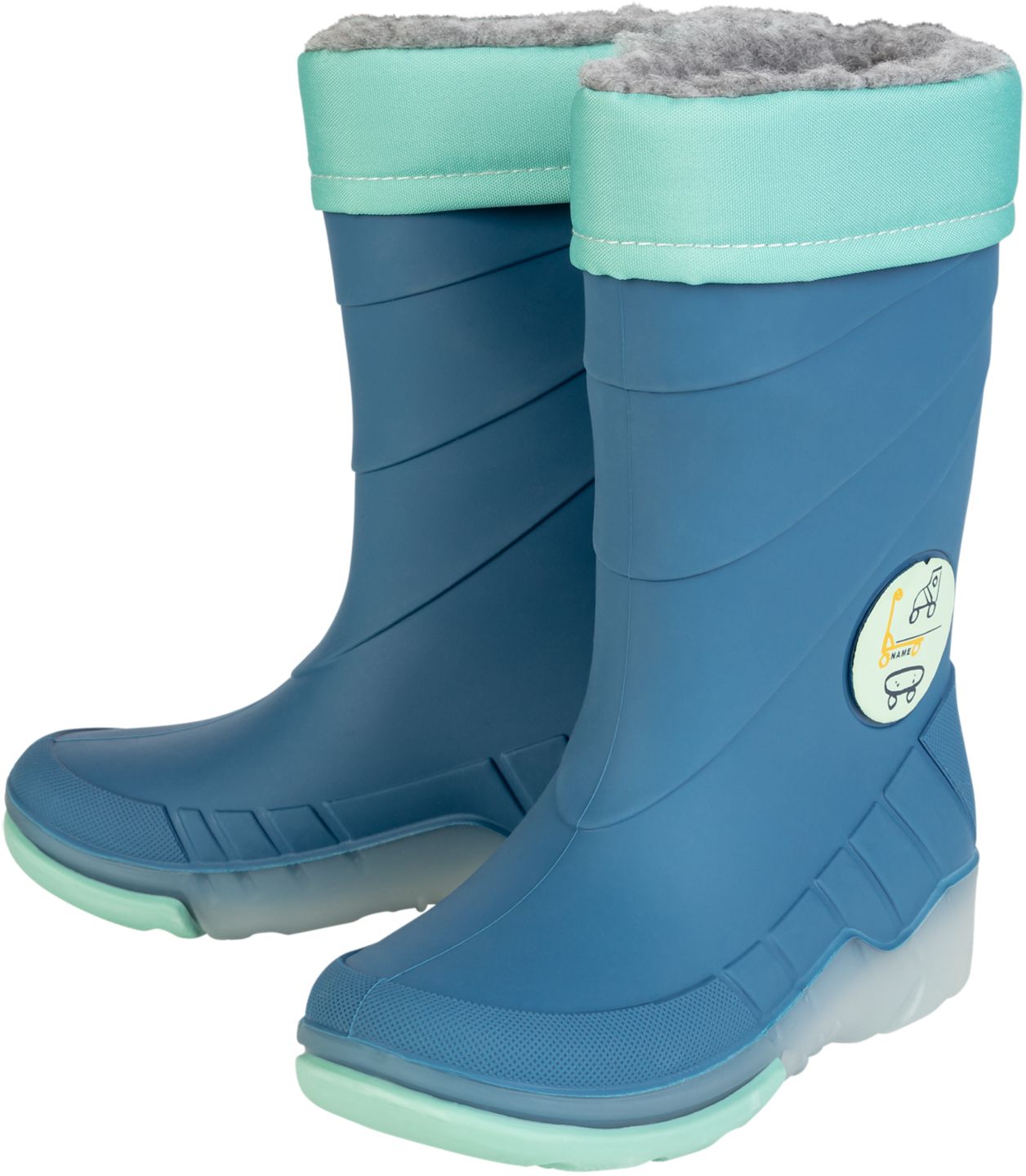 KUNIBOO® Kinder-Blinkregenstiefel