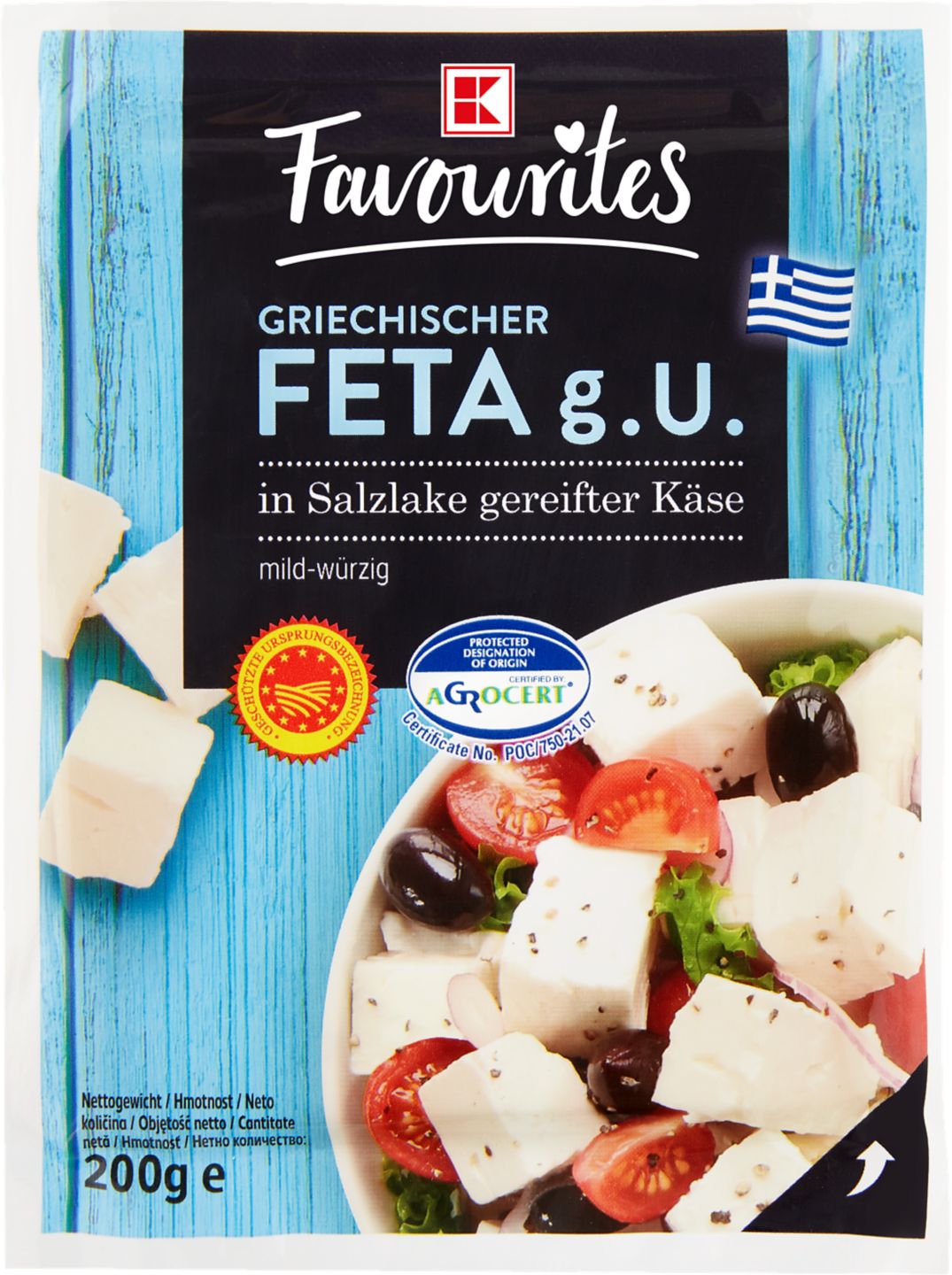 K-Favourites Feta syr
200 g