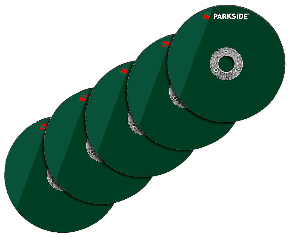 Zdjęcie oferty Parkside Metalowe tarcze do cięcia 5 elementów w zestawie