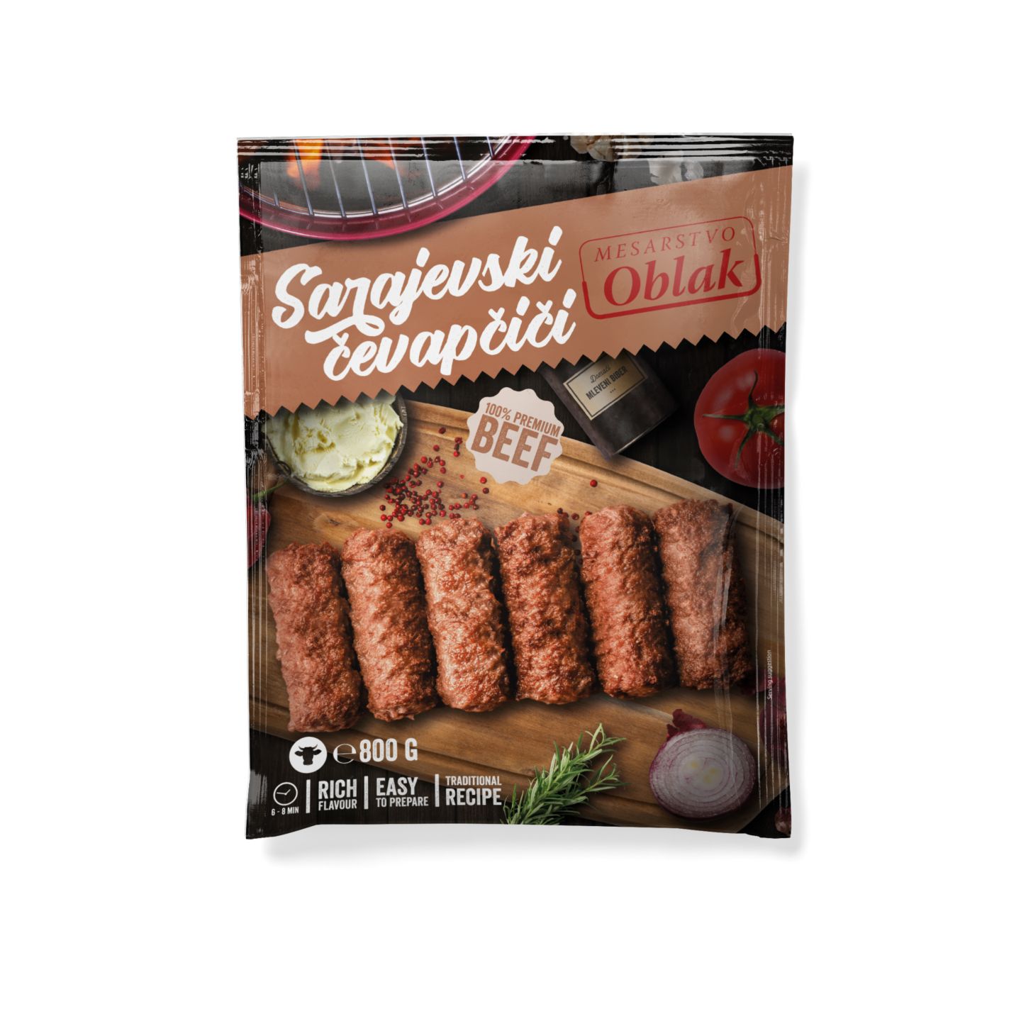 Sarajevski čevapčiči
MPC 2.5.2025=12,89€