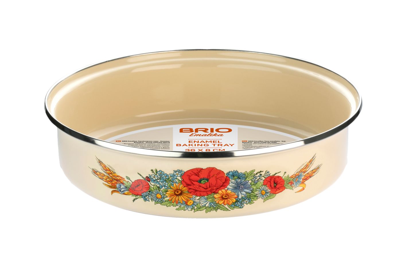 Изображение на BRIO Тава Emalika Romance
Ø36 x 8 см