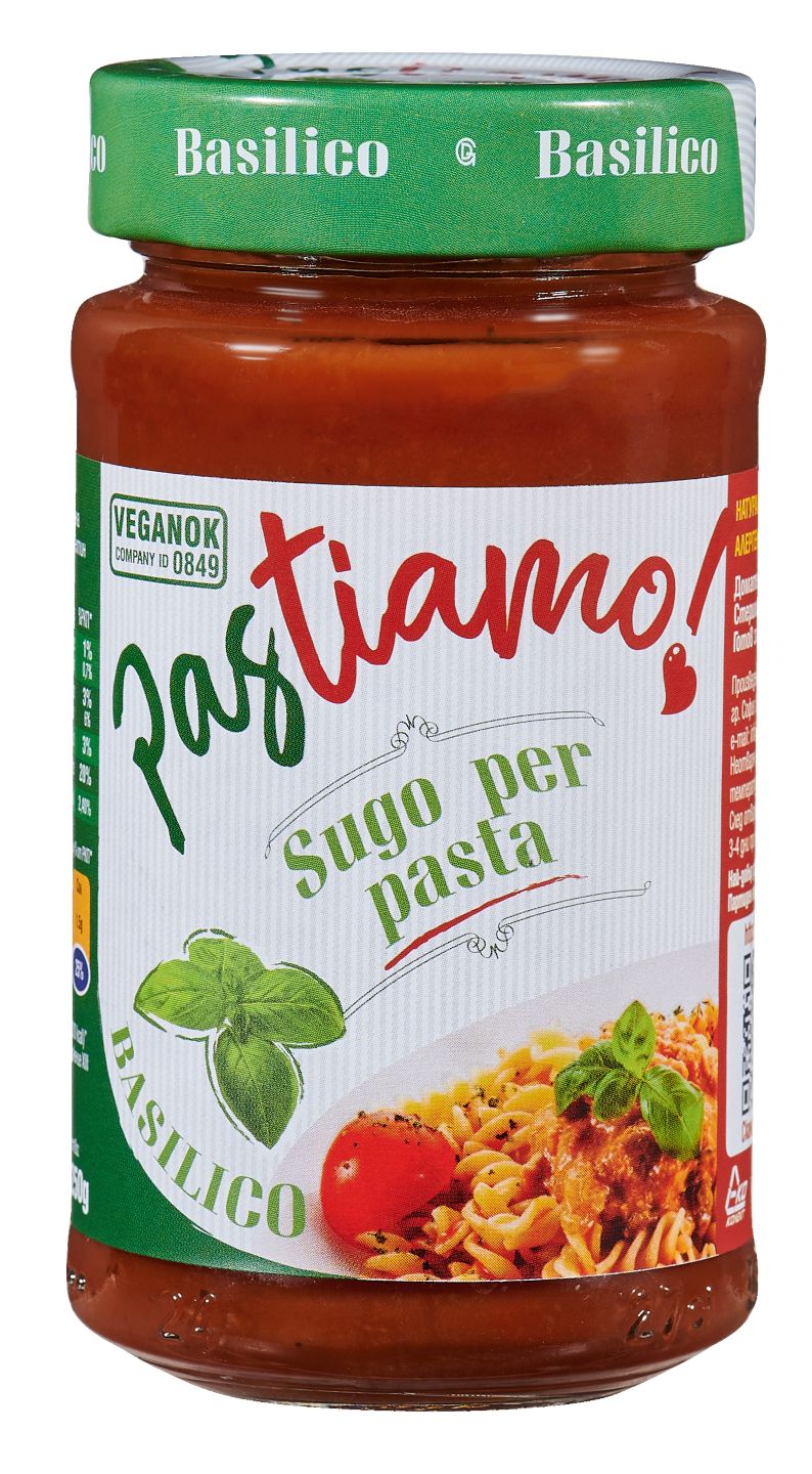 Изображение на PASTIAMO BASILICO Сос
различни видове