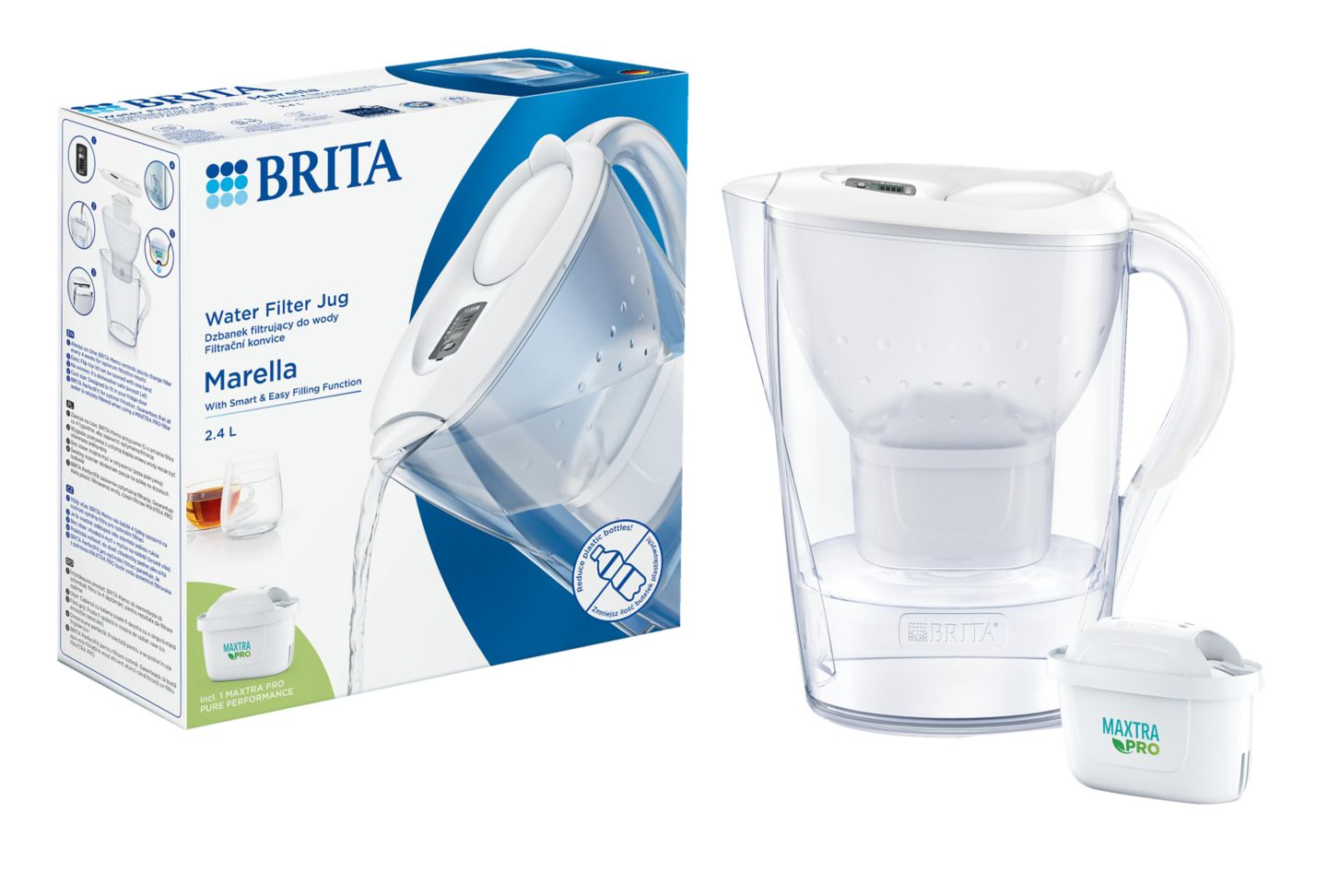 Изображение на Brita Филтрираща кана
Marella Cool Memo + 1 филтър