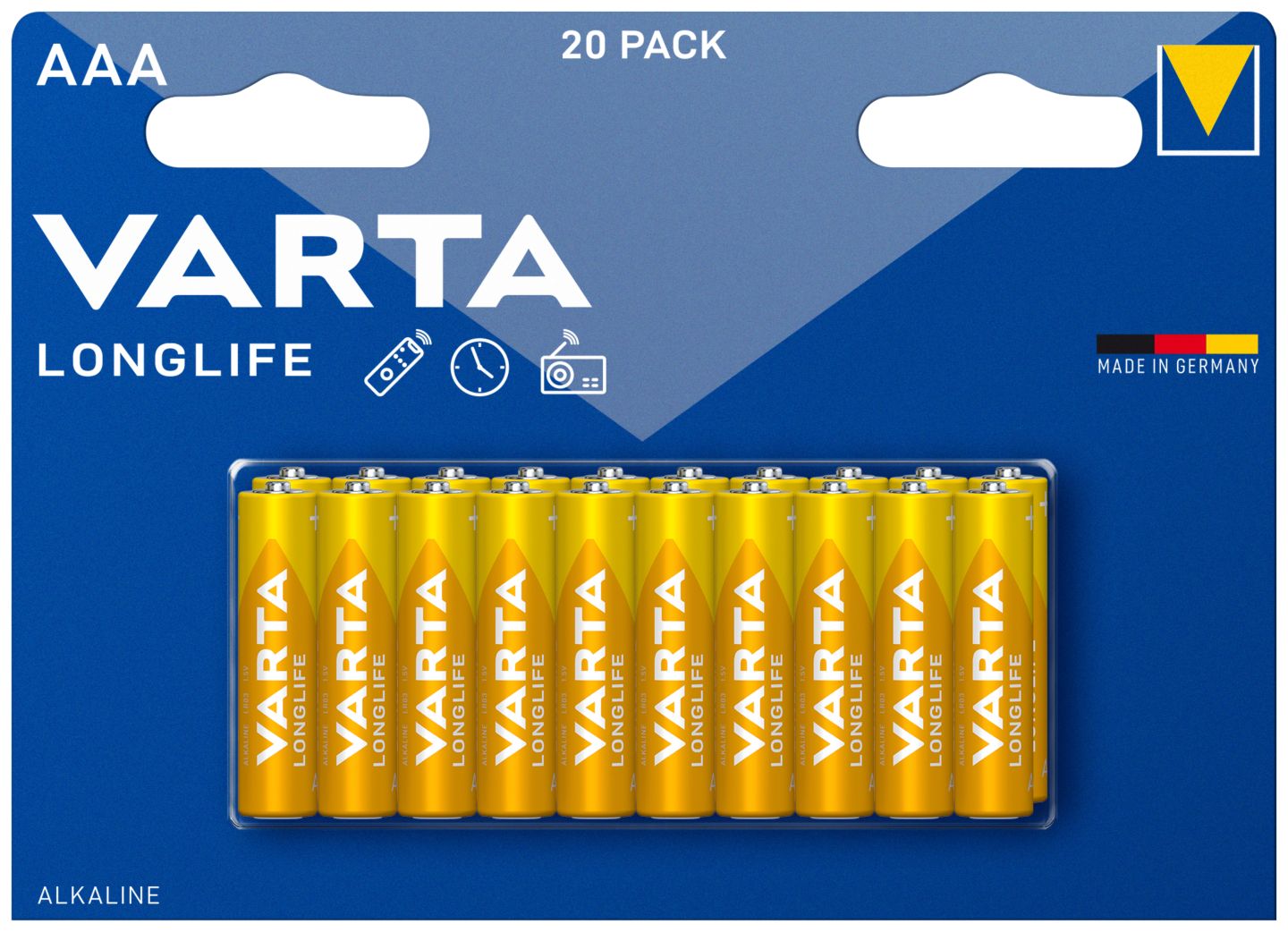 VARTA Alkaline-Batterien AAA »LONGLIFE«