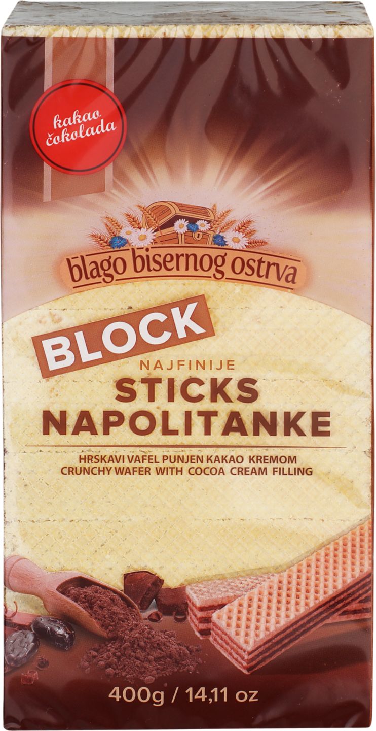 Block Oblátky plnené krémom