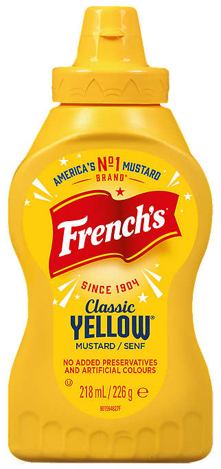French's Musztarda classic yellow